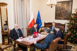 Spotkanie ministra Witolda Waszczykowskiego z ambasadorem USA