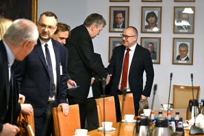 Spotkanie kierownictwa Ministerstwa Sprawiedliwości z przedstawicielami środowiska sędziowskiego
