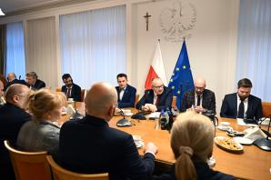 Spotkanie kierownictwa Ministerstwa Sprawiedliwości z przedstawicielami środowiska sędziowskiego
