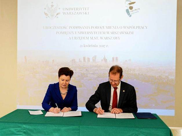 Porozumienie z Uniwersytetem Warszawskim