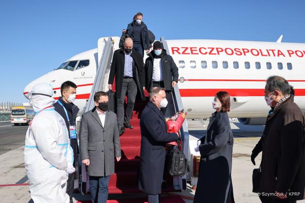 Prezydent przybył z roboczą wizytą do Pekinu